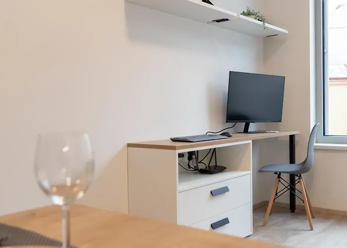 Smart With Ultra Fast 1gbps Wifi And Air Conditioning דירה פראג